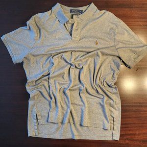 Polo by Ralph Lauren size XL soft pima cotton - heathered gray